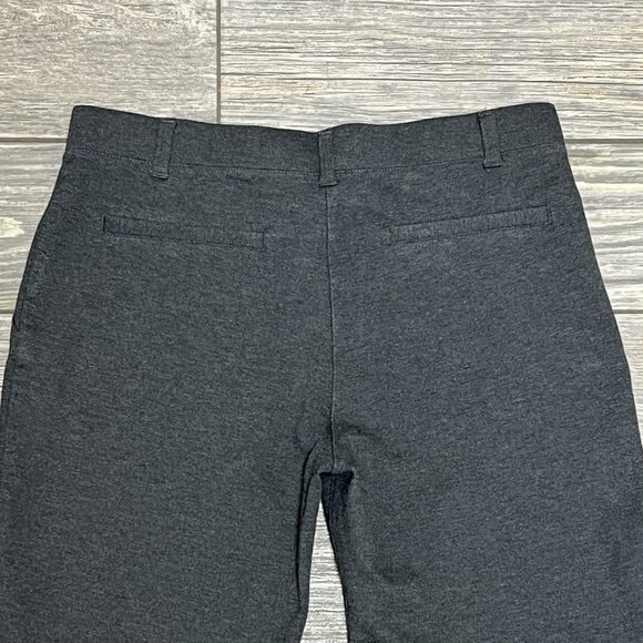 Quince Career Pant Charcoal Grey Women Small Stretch Pull On 28 Waist Wide Leg - Picture 5 of 11